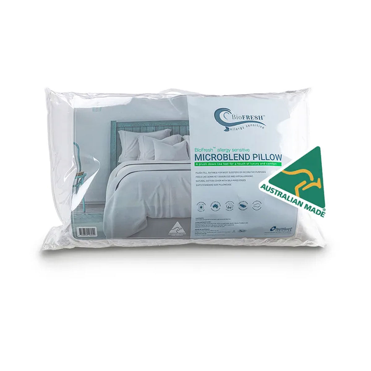 Pillows Easyrest Biofresh Allergy Sensitive Microblend Pillow 48 X 73 Cm