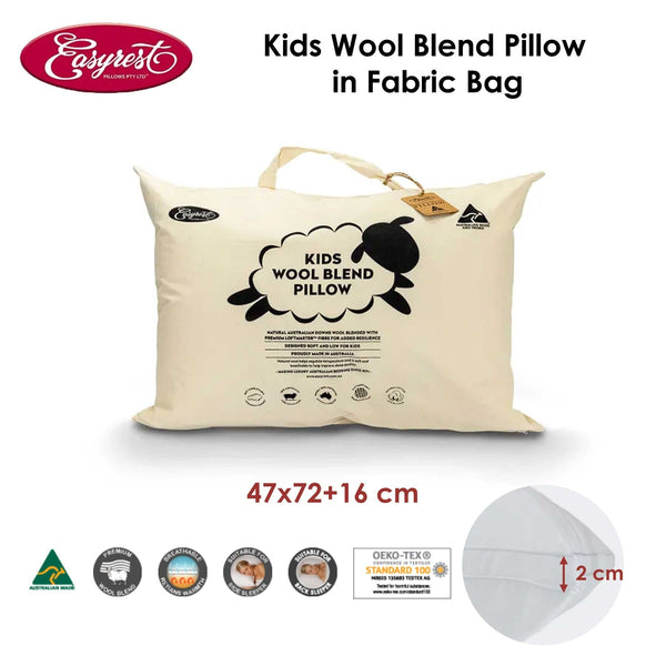 Pillows Easyrest Kids Wool Blend Pillow In Fabric Bag