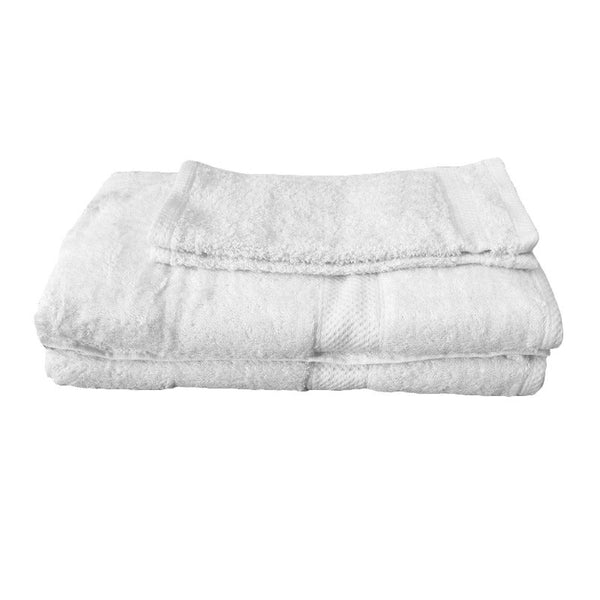 Towels & Washcloths Pack Of 4 Egyptian Cotton Extra Large Bath Sheets And Face Washers Set White