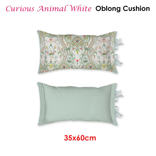 Cushions & Decorative Pillows Pip Studio Curious Animal White Oblong Cushion