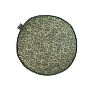 Cushions & Decorative Pillows Bedding House Pardus Luxury Cotton Round Filled Cushion Green