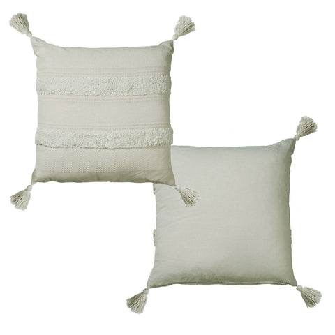 Cushion Covers Accessorize Indra Cotton Cushion Cover Grey