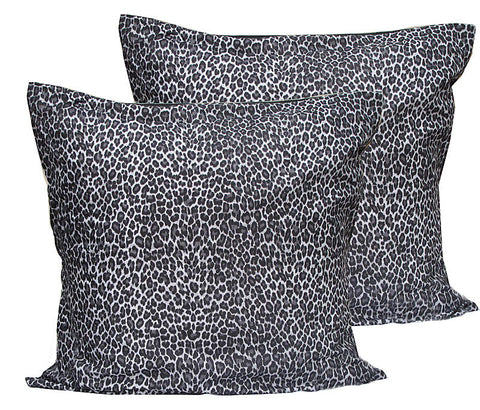 Accessorize 2 Pce Leopard European Pillowcase