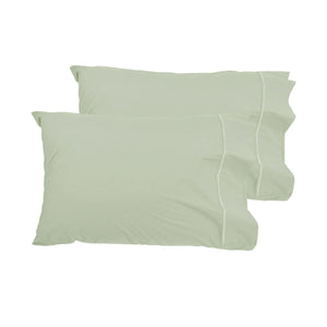 Pillow Cases Grand Aterlier Pair Of Queen Sized Pillowcases Fennel