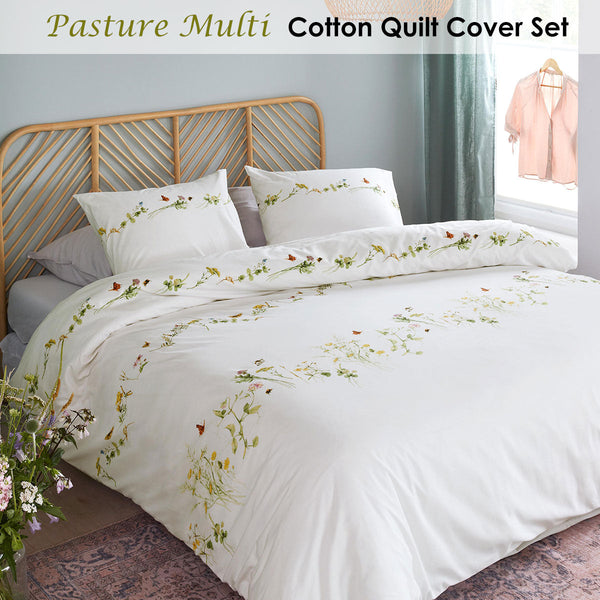 Quilt Covers Bedding House Pasture Multi Cotton Quilt Cover Set