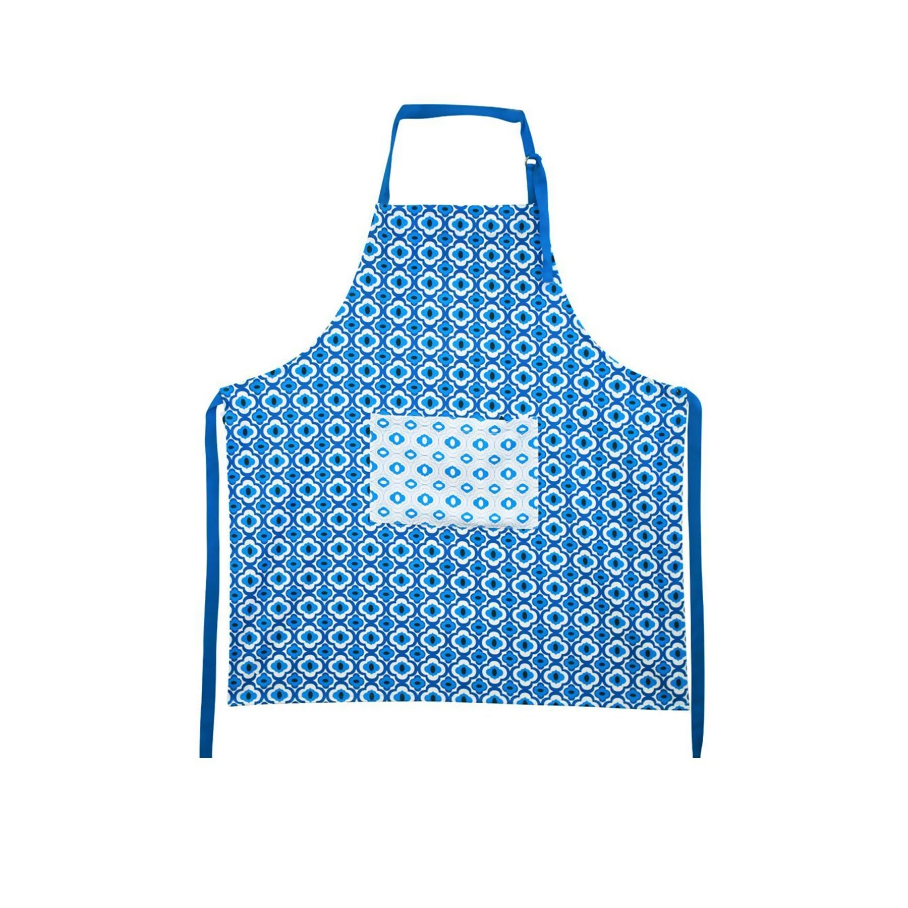 Aprons Idc Homewares Cotton Apron Azure Blue