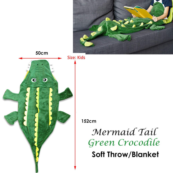 Throws & Afghans Mermaid Tail Soft Blanket Throw