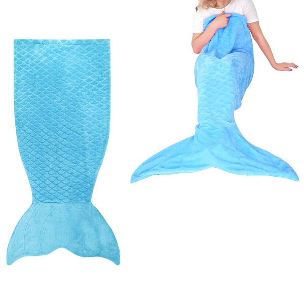 Throws & Afghans Mermaid Tail Soft Blanket Throw