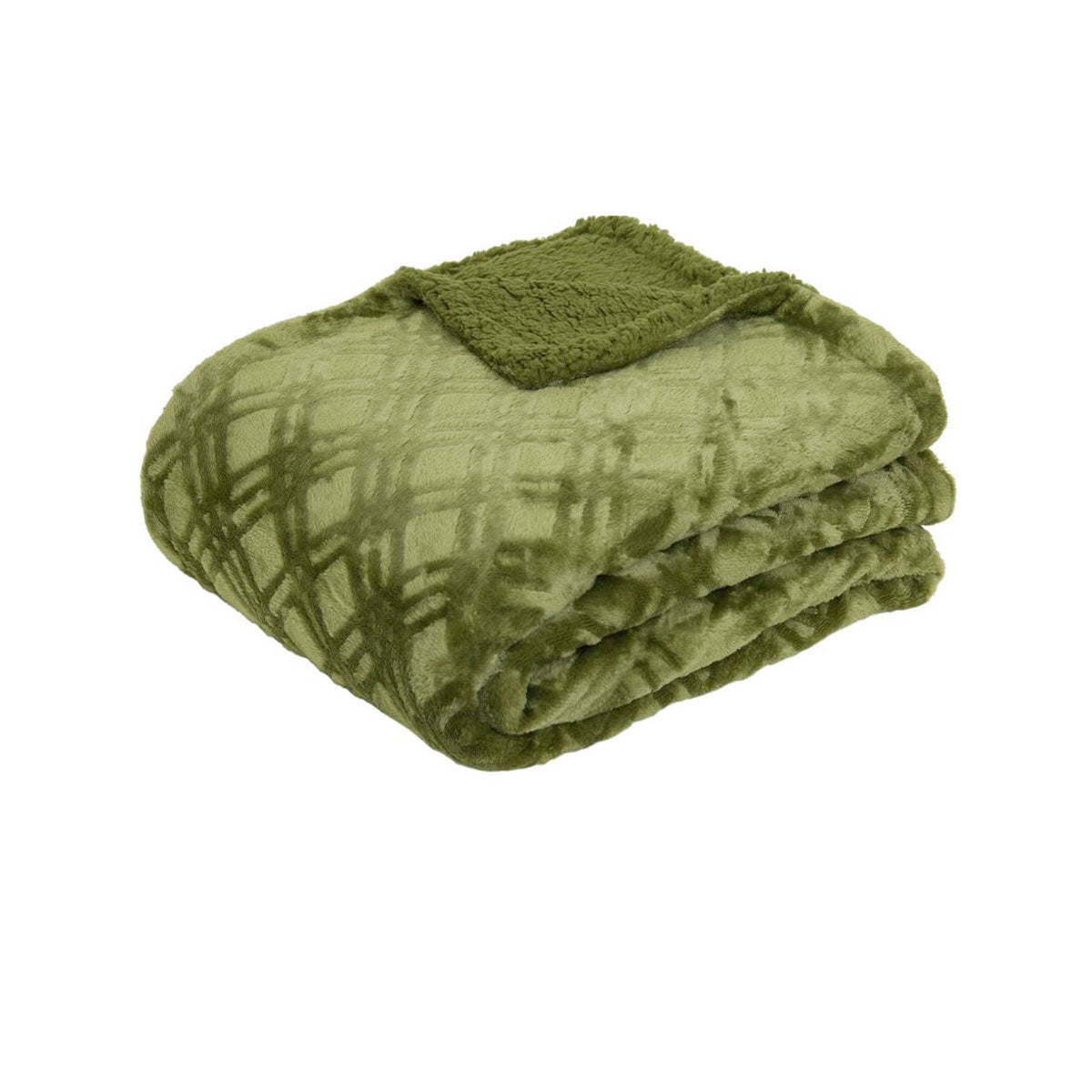 Throws & Afghans J.Elliot Home Vida Microplush Throw Olive