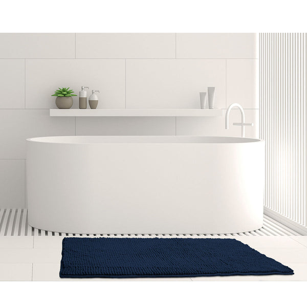 Bath Mats, Rugs & Toilet Covers Toggle Microfiber Bath Mat Medium Navy