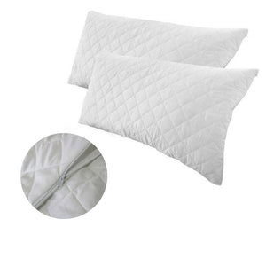 Pillow Cases Twin Pack Quilted King Pillow Protectors