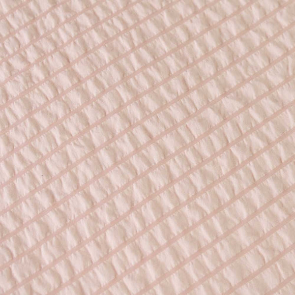 Quilt Covers Ardor Ingrid Blush Seersucker Stripe Quilt Cover Set