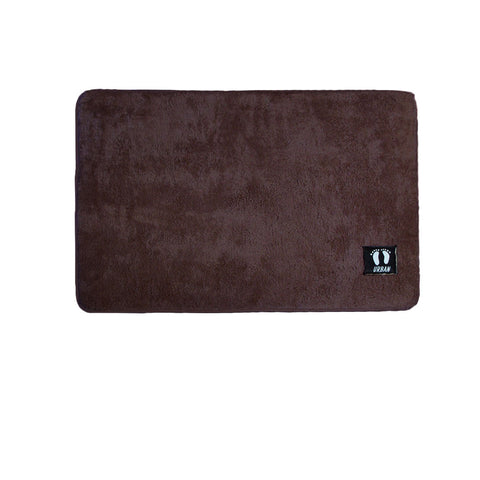 Bath Mats, Rugs & Toilet Covers Asha Anti Slip Polyester Bath Mat 50 X 80 Cm Chocolate