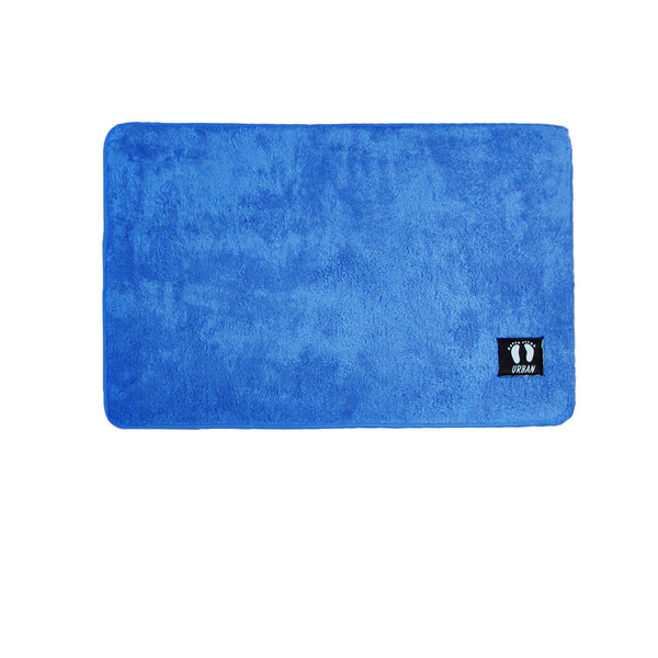 Bath Mats, Rugs & Toilet Covers Asha Anti Slip Polyester Bath Mat 50 X 80 Cm Cobalt Blue