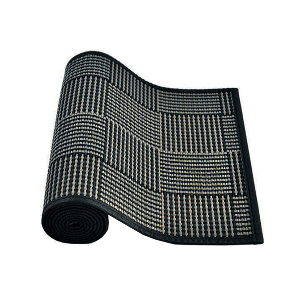 Table Runners Louis Bamboo Table Runner Black Grey 140 X 33Cm