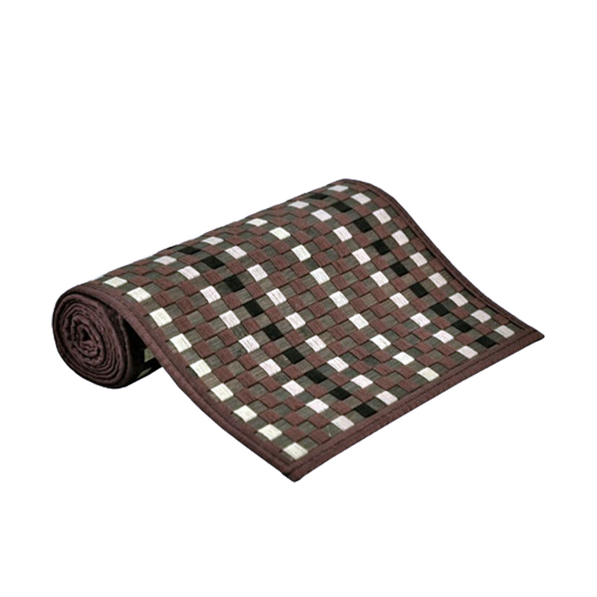 Table Runners Mia 2 Tone Brown Bamboo Table Runner 140 X 33Cm