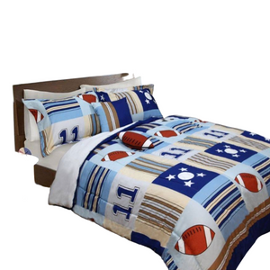 Double Bed Comforters Ramesses 5 Piece Kids Comforter Set Sports Double