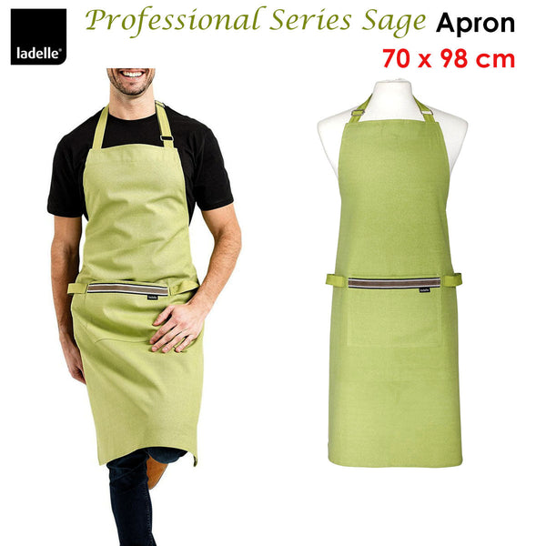 Aprons Ladelle Professional Series Sage Cotton Apron