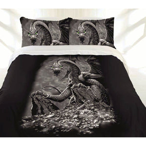 Quilt Covers Just Home Green Eyed Dragon Quilt Cover Set Queen