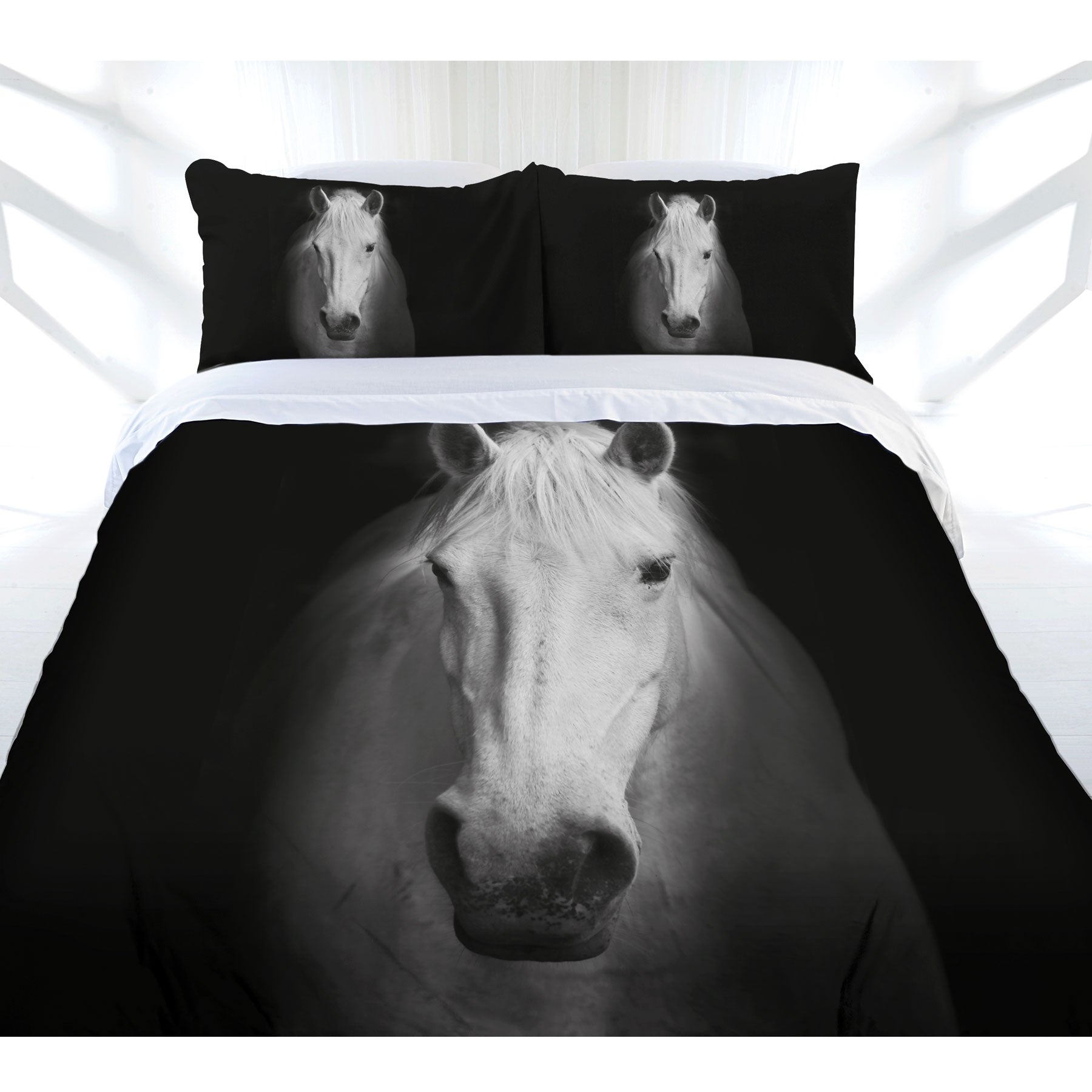 Quilt Covers Just Home Midnight Horse Quilt Cover Set Queen