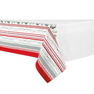 Table Cloths Ladelle Wonderful Christmas Xmas Festival Cotton Tablecloth Oblong 8 Seater 150 225 Cm