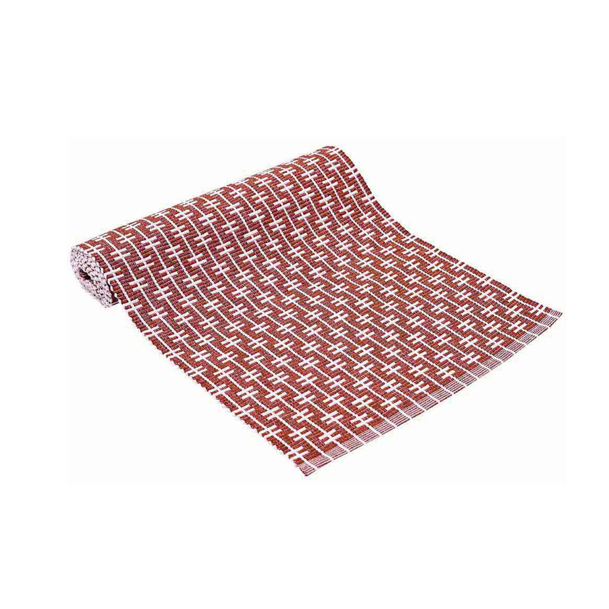 Table Runners Ladelle Eden Terracotta Ribbed 100% Cotton Table Runner