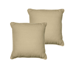 Cushion Covers Rans Set Of 2 London Cotton Cushion Cover Taupe