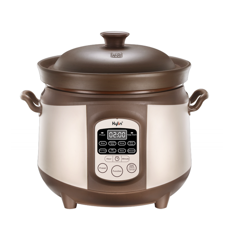 Slow Cookers Kylin Electric Purple Clay Pot Slow Cooker 4L K2022