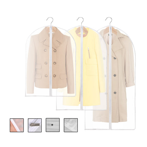 Garment Bags 6Pcs Suit Dress Clothing Dust Cover Bag Jacket Wardrobe Storage Coat Protector