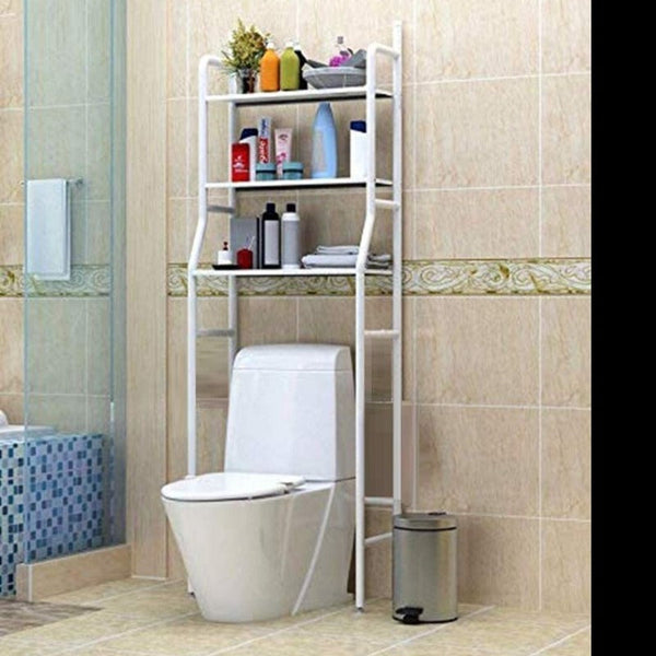 3 Tier Toilet Shelf Rack Over Laundry Bathroom Washing Machine Storage Shelves Stand