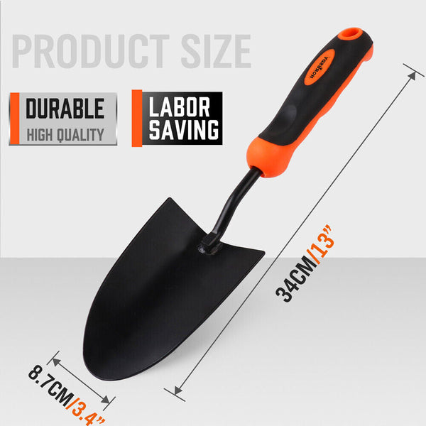 Shovels Horusdy 13'' Garden Trowel Hand Shovel Spade Farmland Transplant Digging Tool