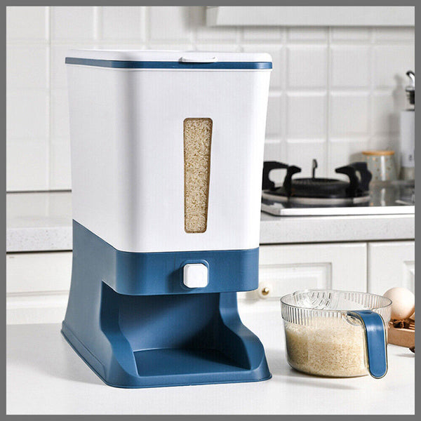 Food Storage Containers Auto Grain Case Cereal Dispenser Storage Box Kitchen Food Rice Container Cup