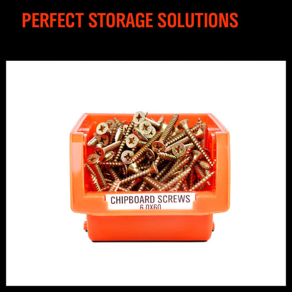 Other Tool Storage New 8 Pc Wall Mounted Storage Bins Rack Set Nuts Bolts Organizer Parts 97903