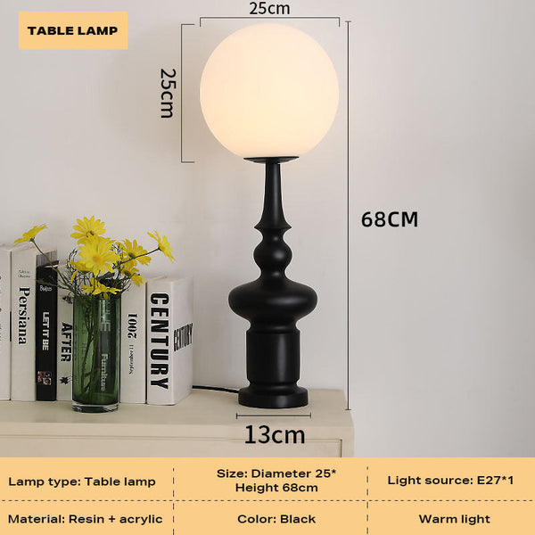 Lamps Retro Roman Living Room Bedroom Art Sense Medieval Table Lamp