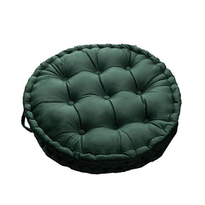 Cushions & Decorative Pillows Luxury Round Pouf Tatami Cushion Meditation Floor Mat With Handle