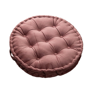 Cushions & Decorative Pillows Luxury Round Pouf Tatami Cushion Meditation Floor Mat With Handle