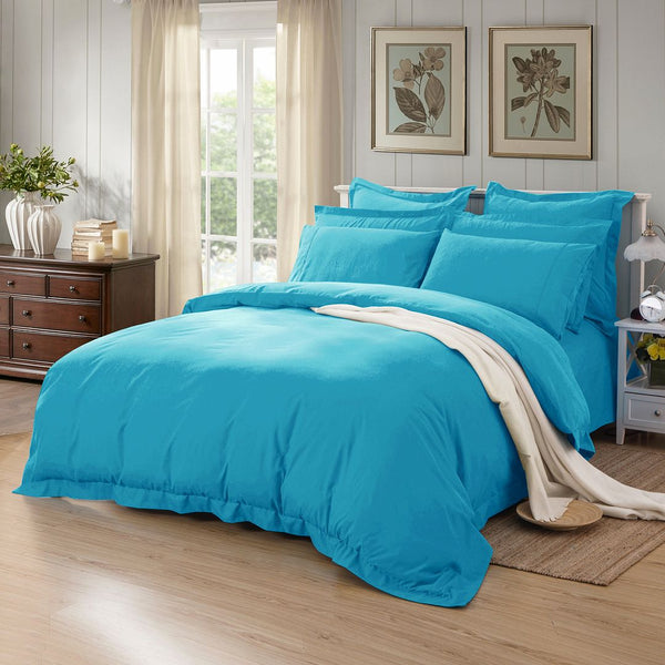 Quilt Covers 1000Tc Tailored King Size Duvet Quilt Cover Set