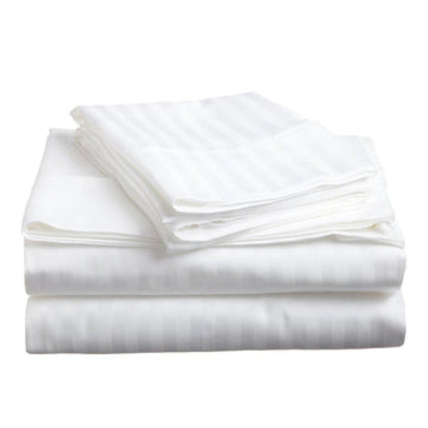 Sheets Soft Stripe Microfibre Sheet Set Double