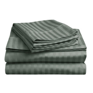 Sheets Soft Stripe Microfibre Sheet Set Queen