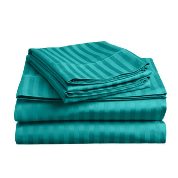 Sheets Soft Stripe Microfibre Sheet Set Queen