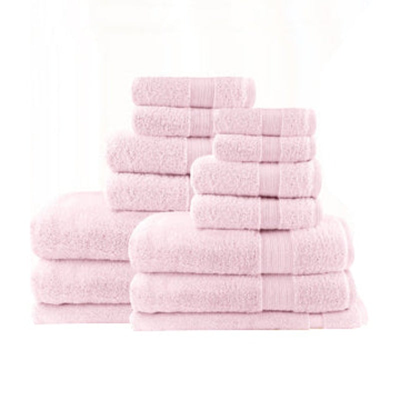 Towels & Washcloths 7Pc Light Weight Soft Cotton Bath Towel Set