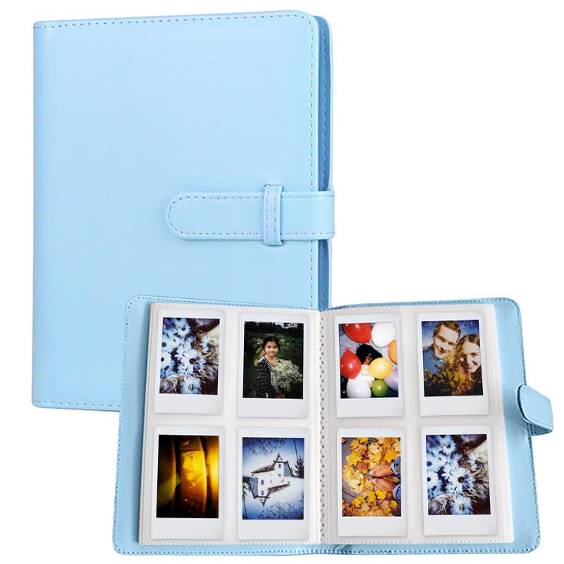 Photo Albums & Boxes Lifebea 256 Pockets Photo Album For Fujifilm Instax Mini 11 12 9 40 Evo Liplay 8 7+ Instant Camera, Polaroid Hp Zink 2X3" (Blue)