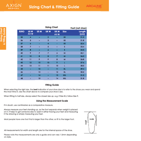 Insoles & Shoe Inserts Archline 3/4 Slim Orthotics Plantar Fasciitis Insoles Balance Support Relief