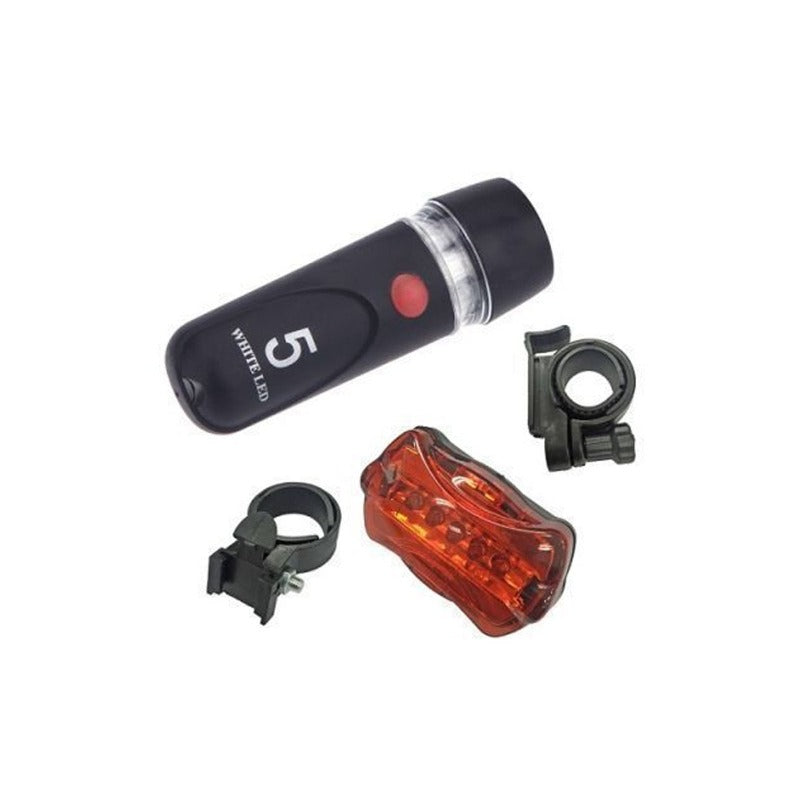 Lights & Reflectors Led Bike Light Set Bicycle Front Rear Flashlight Torch Headlight Cycling