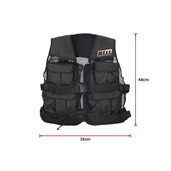 Weighted Vests 20Lbs Weighted Gym Exercise Training Sport Vest