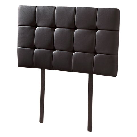 Headboards & Footboards Pu Leather Single Bed Deluxe Headboard Bedhead Black