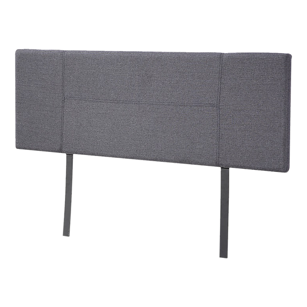 Headboards & Footboards Linen Fabric Double Bed Headboard Bedhead Grey