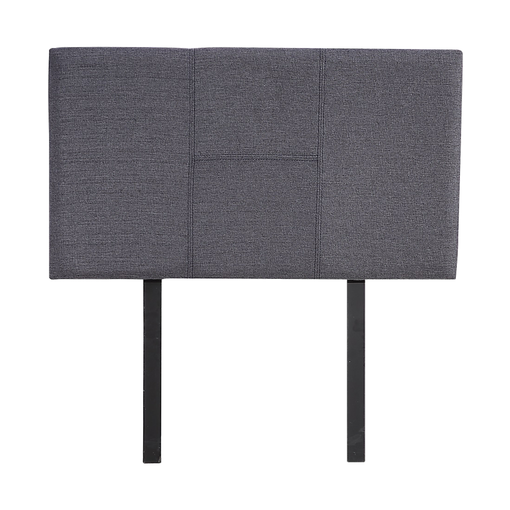 Headboards & Footboards Linen Fabric Single Bed Headboard Bedhead Grey