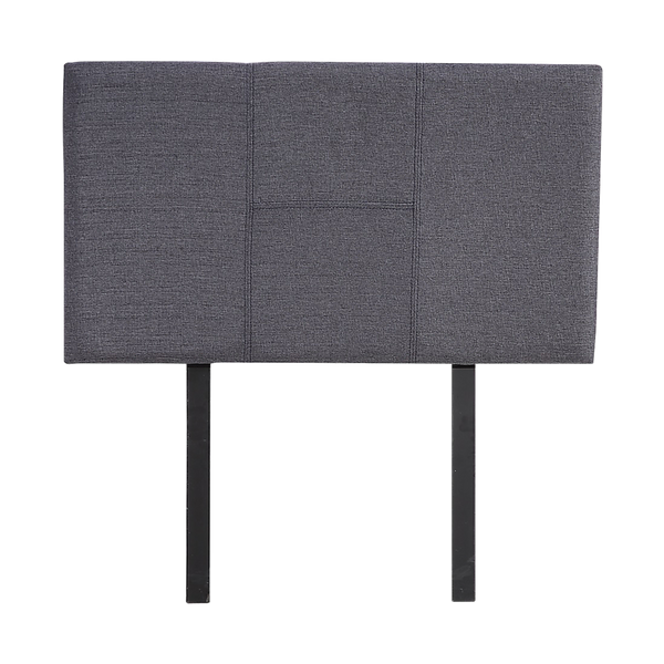 Headboards & Footboards Linen Fabric Single Bed Headboard Bedhead Grey