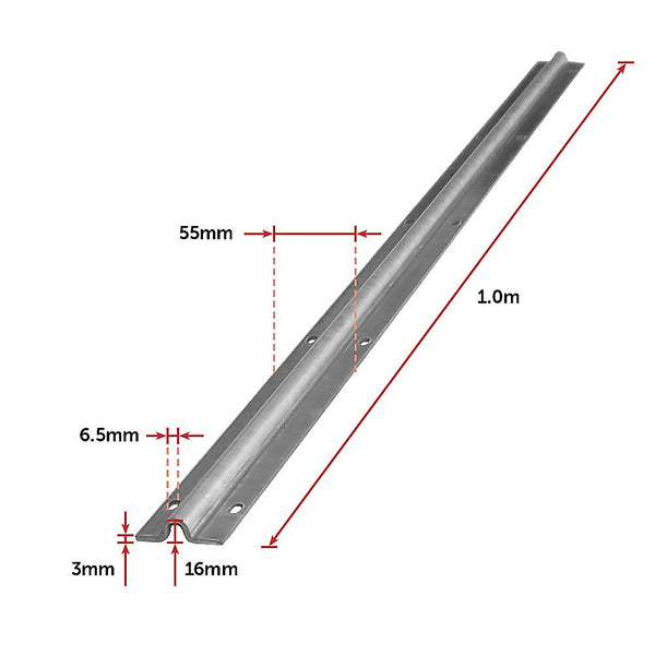 Garden Gate Accessories Sliding Gate Hardware Accessories Kit 2M Track